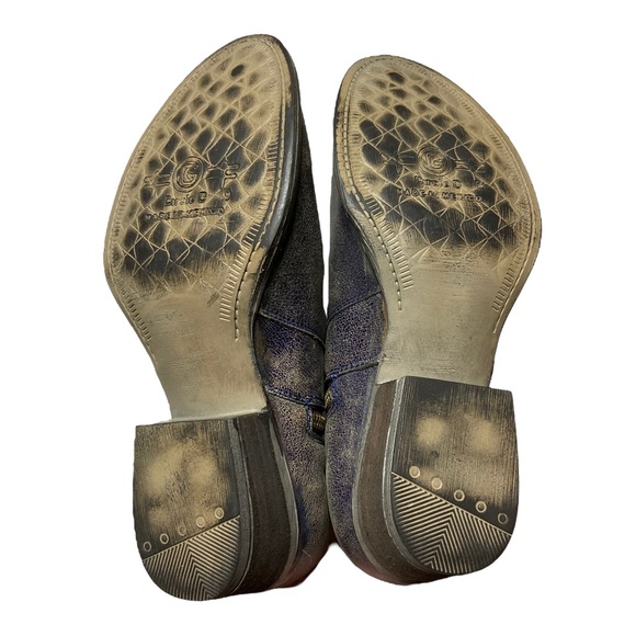 Corral Brown and Grey Star Round Toe Ankle Boots - Picture 8 of 12